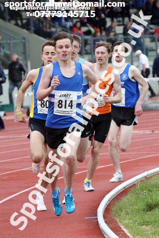 Senior and under-20s mens 800 metres, North Eastern Track and Fields Champs., Middlesbrough. Photo: David T. Hewitson/Sports for All Pics